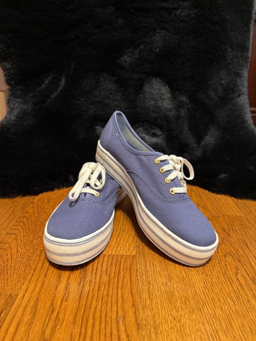 Keds ortholite denim platform sneakers